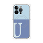 プレミアムパネル with MagSafe［ オリジナル - initial two tone - U blue ］