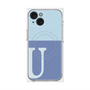 プレミアムパネル with MagSafe［ オリジナル - initial two tone - U blue ］
