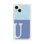 プレミアムパネル with MagSafe［ オリジナル - initial two tone - U blue ］