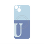 プレミアムパネル with MagSafe［ オリジナル - initial two tone - U blue ］