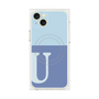 プレミアムパネル with MagSafe［ オリジナル - initial two tone - U blue ］