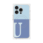 プレミアムパネル with MagSafe［ オリジナル - initial two tone - U blue ］