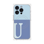 プレミアムパネル with MagSafe［ オリジナル - initial two tone - U blue ］