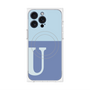 プレミアムパネル with MagSafe［ オリジナル - initial two tone - U blue ］