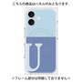 プレミアムパネル with MagSafe［ オリジナル - initial two tone - U blue ］