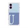 プレミアムパネル with MagSafe［ オリジナル - initial two tone - U blue ］