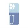 プレミアムパネル with MagSafe［ オリジナル - initial two tone - U blue ］