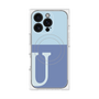 プレミアムパネル with MagSafe［ オリジナル - initial two tone - U blue ］