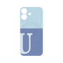 プレミアムパネル with MagSafe［ オリジナル - initial two tone - U blue ］