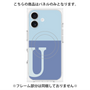 プレミアムパネル with MagSafe［ オリジナル - initial two tone - U blue ］