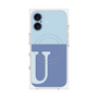 プレミアムパネル with MagSafe［ オリジナル - initial two tone - U blue ］