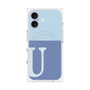 プレミアムパネル with MagSafe［ オリジナル - initial two tone - U blue ］