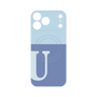 プレミアムパネル with MagSafe［ オリジナル - initial two tone - U blue ］