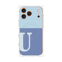 プレミアムパネル with MagSafe［ オリジナル - initial two tone - U blue ］