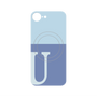 プレミアムパネル with MagSafe［ オリジナル - initial two tone - U blue ］