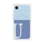 プレミアムパネル with MagSafe［ オリジナル - initial two tone - U blue ］