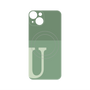 プレミアムパネル with MagSafe［ オリジナル - initial two tone - U green ］