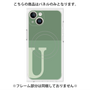 プレミアムパネル with MagSafe［ オリジナル - initial two tone - U green ］