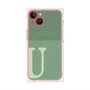 プレミアムパネル with MagSafe［ オリジナル - initial two tone - U green ］