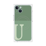 プレミアムパネル with MagSafe［ オリジナル - initial two tone - U green ］