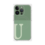 プレミアムパネル with MagSafe［ オリジナル - initial two tone - U green ］