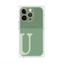 プレミアムパネル with MagSafe［ オリジナル - initial two tone - U green ］