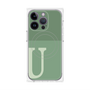 プレミアムパネル with MagSafe［ オリジナル - initial two tone - U green ］