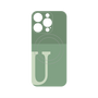 プレミアムパネル with MagSafe［ オリジナル - initial two tone - U green ］