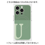プレミアムパネル with MagSafe［ オリジナル - initial two tone - U green ］