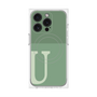 プレミアムパネル with MagSafe［ オリジナル - initial two tone - U green ］