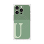 プレミアムパネル with MagSafe［ オリジナル - initial two tone - U green ］