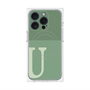 プレミアムパネル with MagSafe［ オリジナル - initial two tone - U green ］