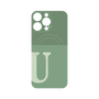 プレミアムパネル with MagSafe［ オリジナル - initial two tone - U green ］