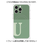プレミアムパネル with MagSafe［ オリジナル - initial two tone - U green ］