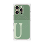 プレミアムパネル with MagSafe［ オリジナル - initial two tone - U green ］