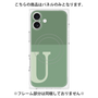 プレミアムパネル with MagSafe［ オリジナル - initial two tone - U green ］