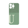 プレミアムパネル with MagSafe［ オリジナル - initial two tone - U green ］
