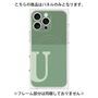 プレミアムパネル with MagSafe［ オリジナル - initial two tone - U green ］
