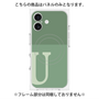 プレミアムパネル with MagSafe［ オリジナル - initial two tone - U green ］