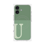 プレミアムパネル with MagSafe［ オリジナル - initial two tone - U green ］