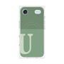 プレミアムパネル with MagSafe［ オリジナル - initial two tone - U green ］