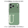 プレミアムパネル with MagSafe［ オリジナル - initial two tone - U green ］