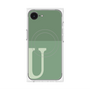 プレミアムパネル with MagSafe［ オリジナル - initial two tone - U green ］