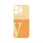 プレミアムパネル with MagSafe［ オリジナル - initial two tone - V orange ］