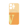 プレミアムパネル with MagSafe［ オリジナル - initial two tone - V orange ］