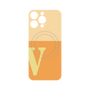 プレミアムパネル with MagSafe［ オリジナル - initial two tone - V orange ］