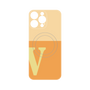 プレミアムパネル with MagSafe［ オリジナル - initial two tone - V orange ］