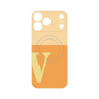 プレミアムパネル with MagSafe［ オリジナル - initial two tone - V orange ］