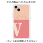 プレミアムパネル with MagSafe［ オリジナル - initial two tone - V pink ］