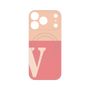 プレミアムパネル with MagSafe［ オリジナル - initial two tone - V pink ］